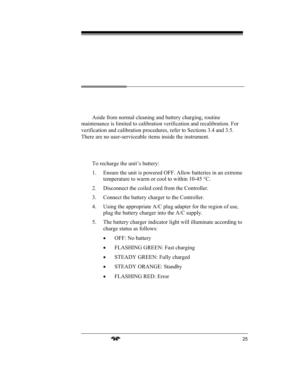 Maintenance | Teledyne 2240 - Portable Handheld Hydrogen Leak Detector, 3rd generation (revision 2/29/08) User Manual | Page 35 / 40