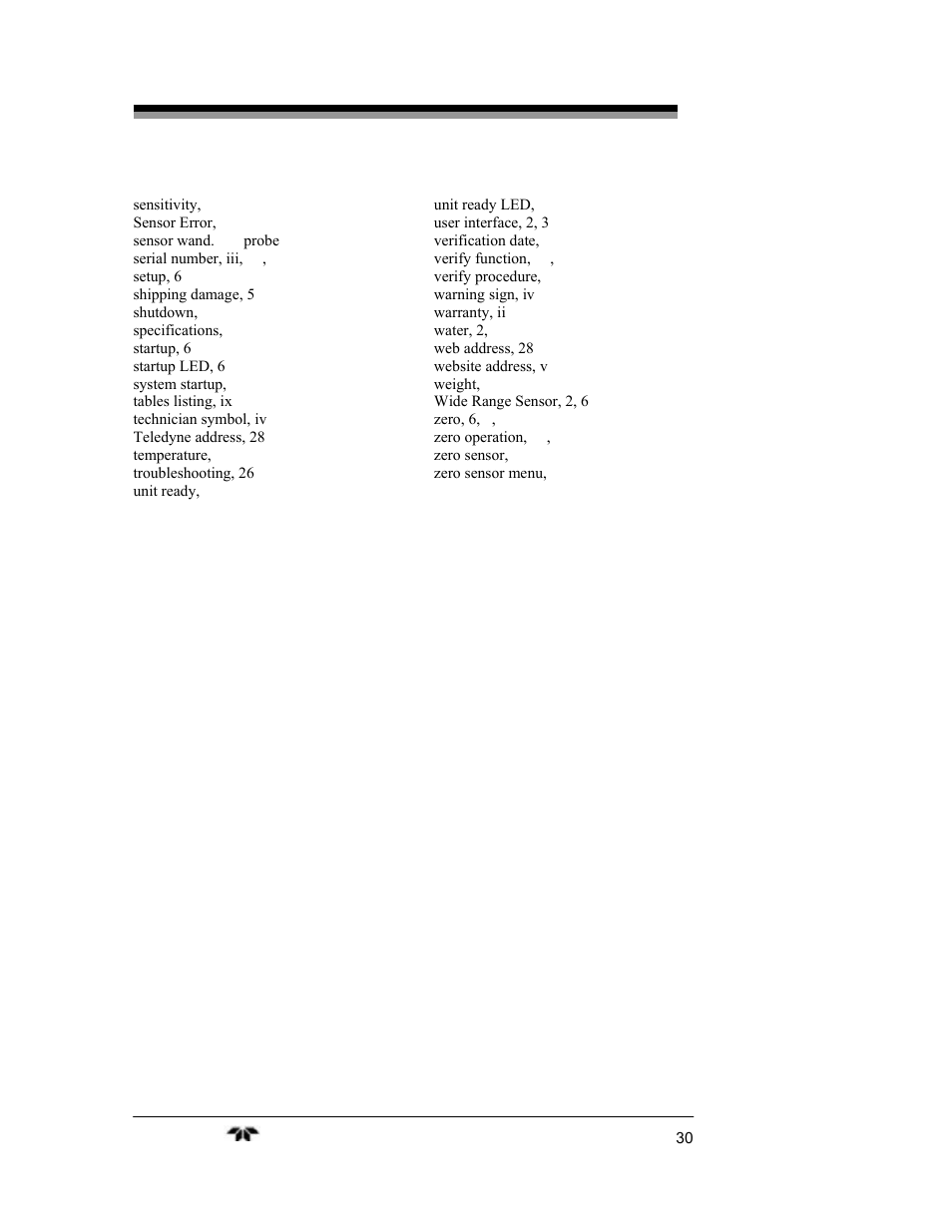 Teledyne 2240 - Portable Handheld Hydrogen Leak Detector, 3rd generation (revision 2/29/08) User Manual | Page 40 / 40