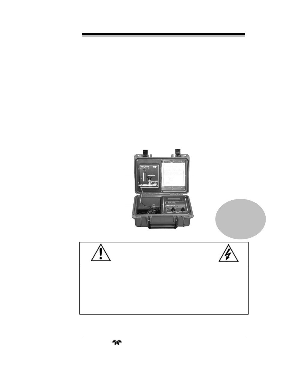 Teledyne 2750 - Portable turbine generator gas analzyer User Manual | 40 pages