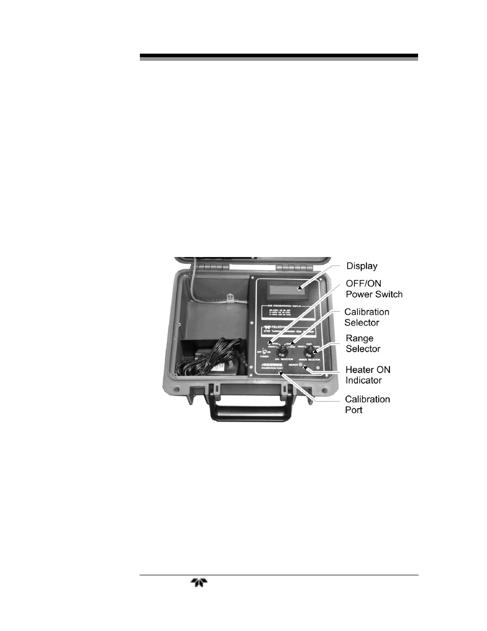 Teledyne 2750 - Portable turbine generator gas analzyer User Manual | Page 14 / 40