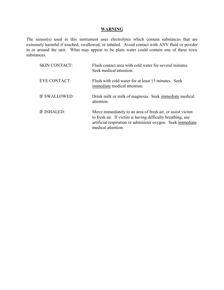 Teledyne 311 - Portable trace oxygen analyzer User Manual | Page 2 / 19