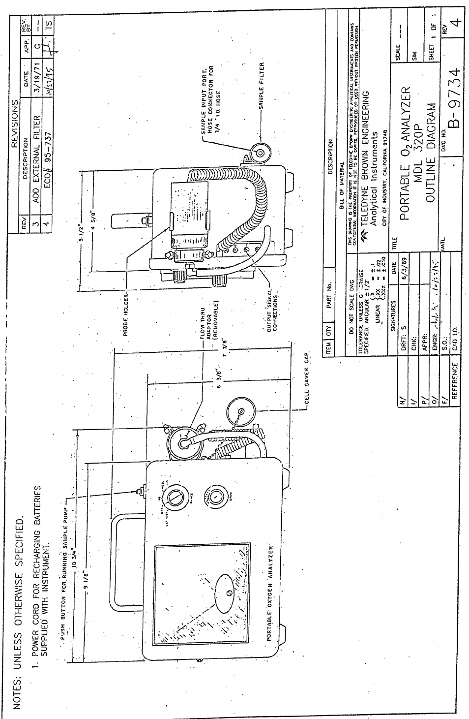 Teledyne 320 Series - Portable oxygen detectors User Manual | Page 24 / 24