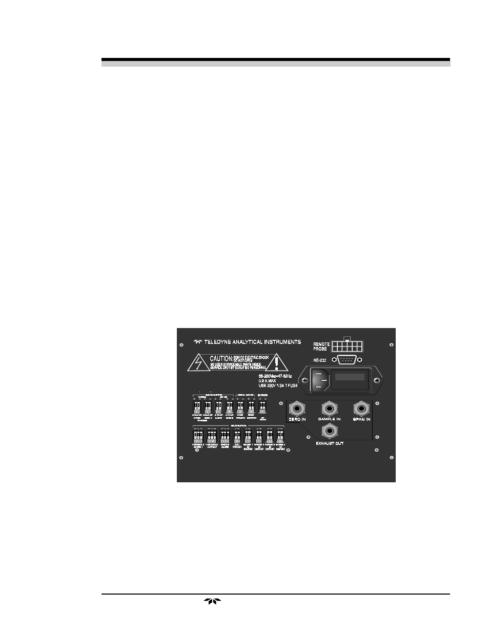 Teledyne 3000MA - Paramagnetic oxygen analyzer User Manual | Page 11 / 63