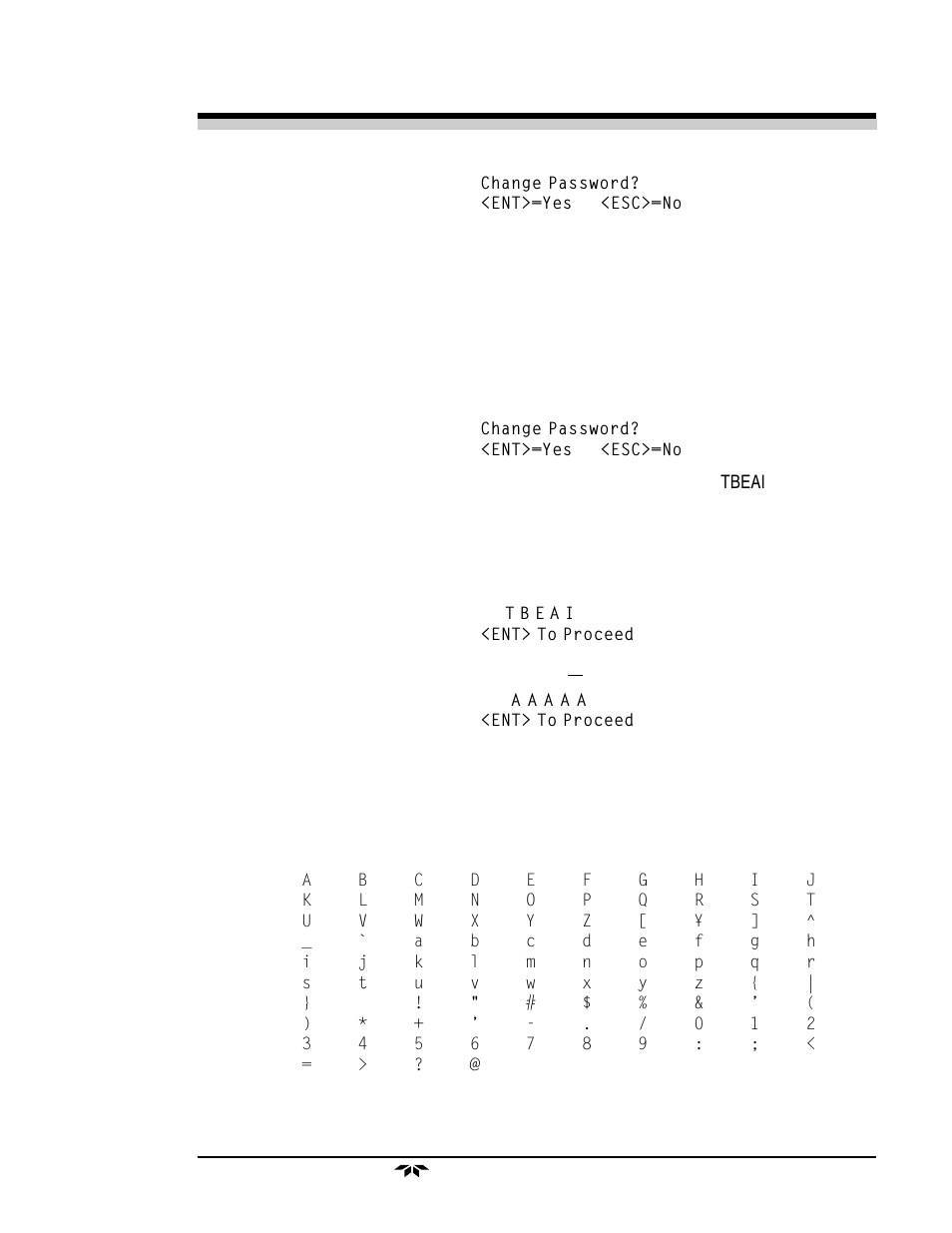 Percent oxygen analyzer operation 4 4-7 | Teledyne 3000PAEU - General purpose percent oxygen analyzer User Manual | Page 41 / 78