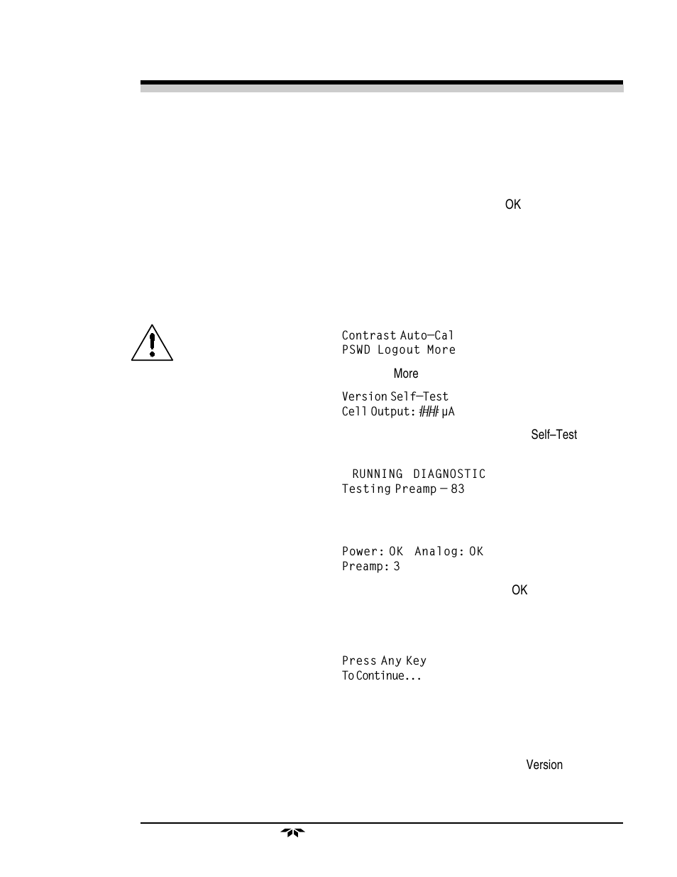 Teledyne 3000PAEU - General purpose percent oxygen analyzer User Manual | Page 43 / 78