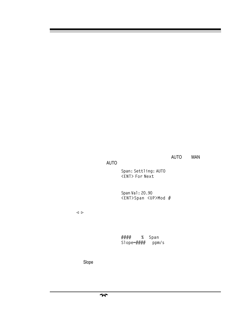 Teledyne 3000PAEU - General purpose percent oxygen analyzer User Manual | Page 45 / 78