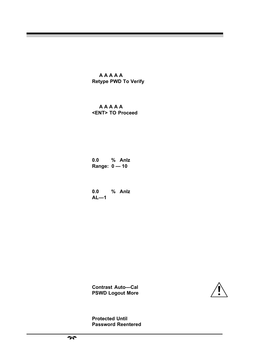 Teledyne 3000PB - Bulkhead mount percent oxygen analyzer User Manual | Page 48 / 82