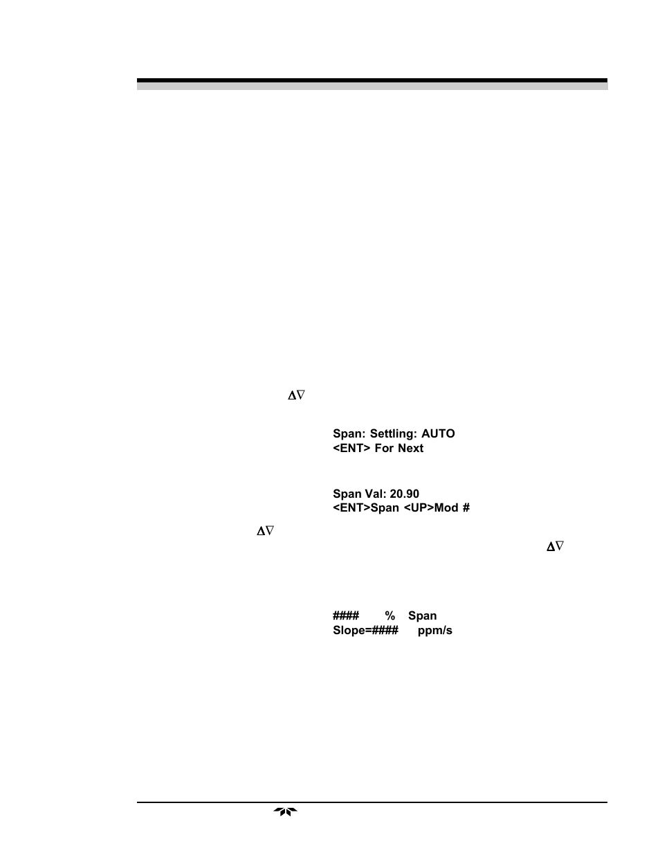 Teledyne 3000PB - Bulkhead mount percent oxygen analyzer User Manual | Page 51 / 82