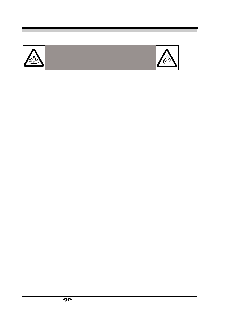 Danger | Teledyne 3000PB - Bulkhead mount percent oxygen analyzer User Manual | Page 6 / 82