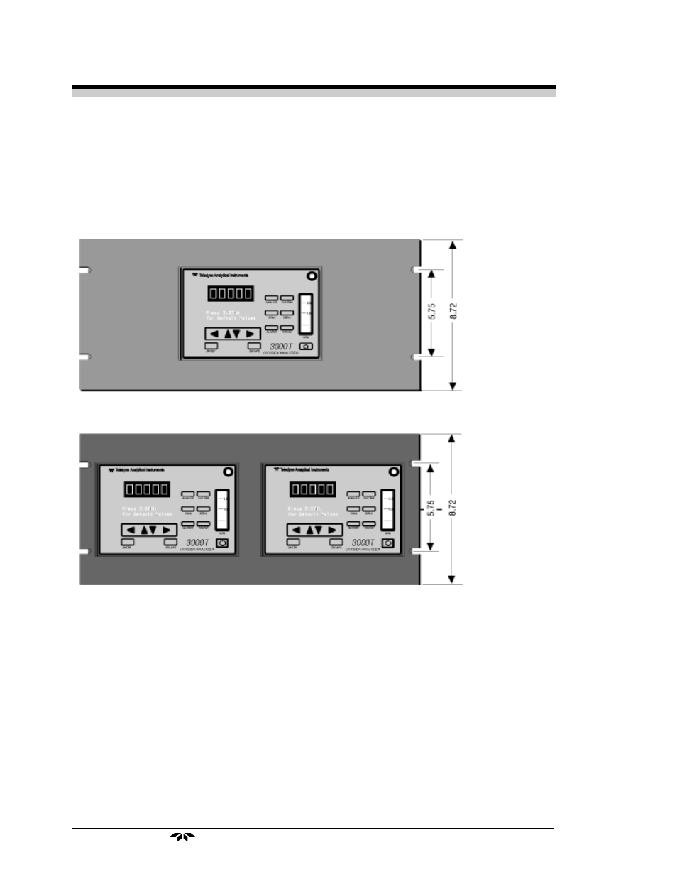 Teledyne 3000TA - General purpose trace oxygen analyzer User Manual | Page 66 / 75