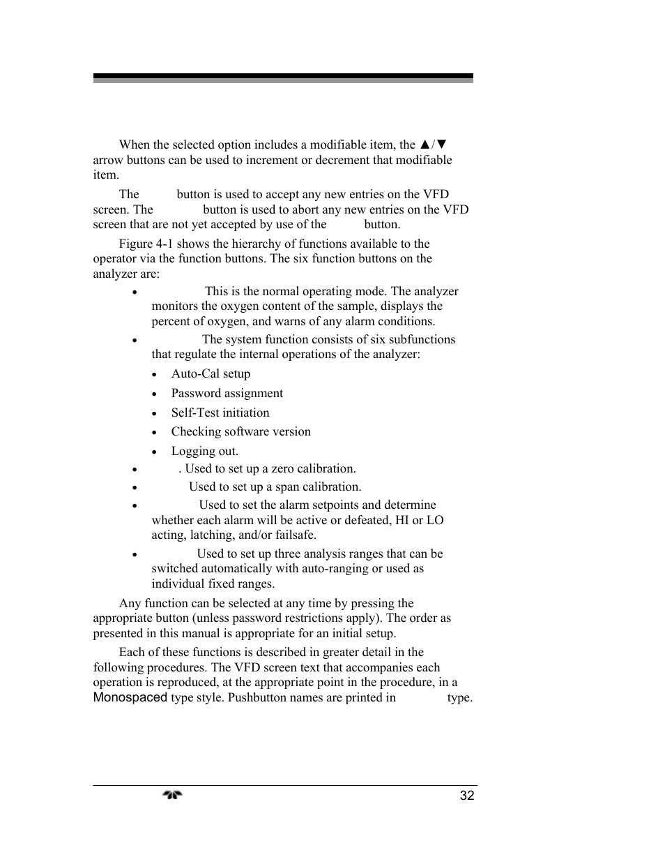 Teledyne 3000TA-EU - General purpose trace oxygen analyzer User Manual | Page 44 / 89