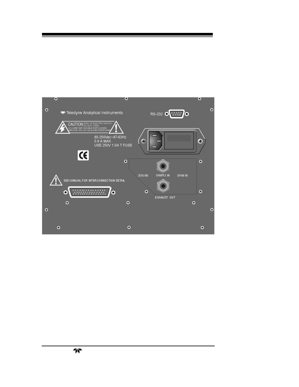 Teledyne 3000TA-XLEU - Trace oxygen analyzer User Manual | Page 22 / 108