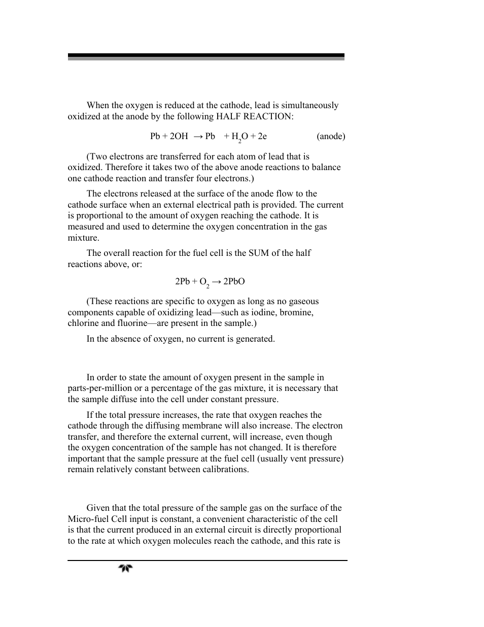 Teledyne 3000TA-XLEU - Trace oxygen analyzer User Manual | Page 26 / 108
