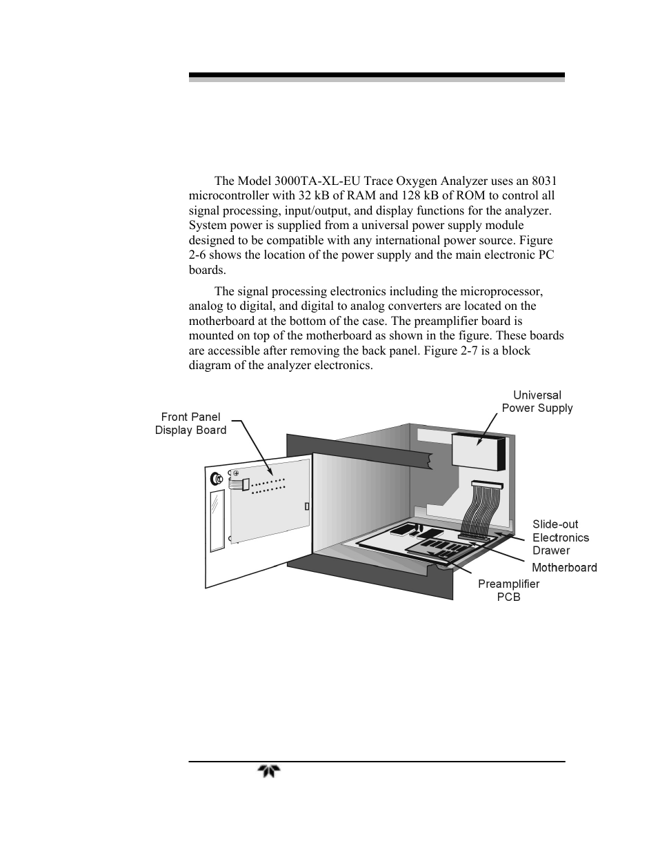 Teledyne 3000TA-XLEU - Trace oxygen analyzer User Manual | Page 31 / 108