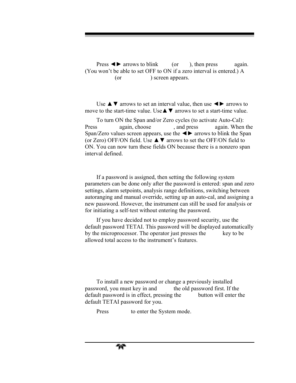 Teledyne 3000TA-XLEU - Trace oxygen analyzer User Manual | Page 59 / 108