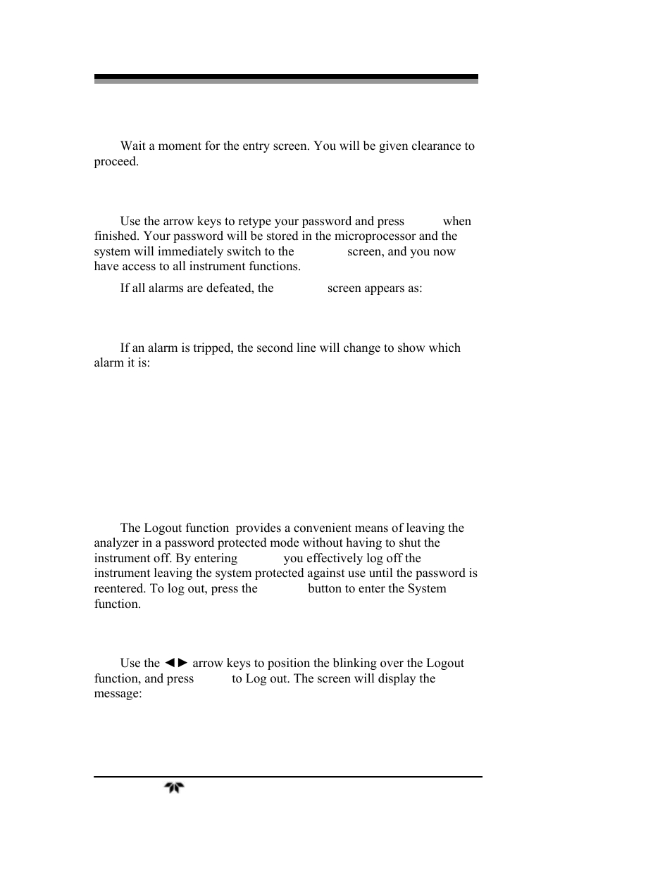 Teledyne 3000TA-XLEU - Trace oxygen analyzer User Manual | Page 62 / 108