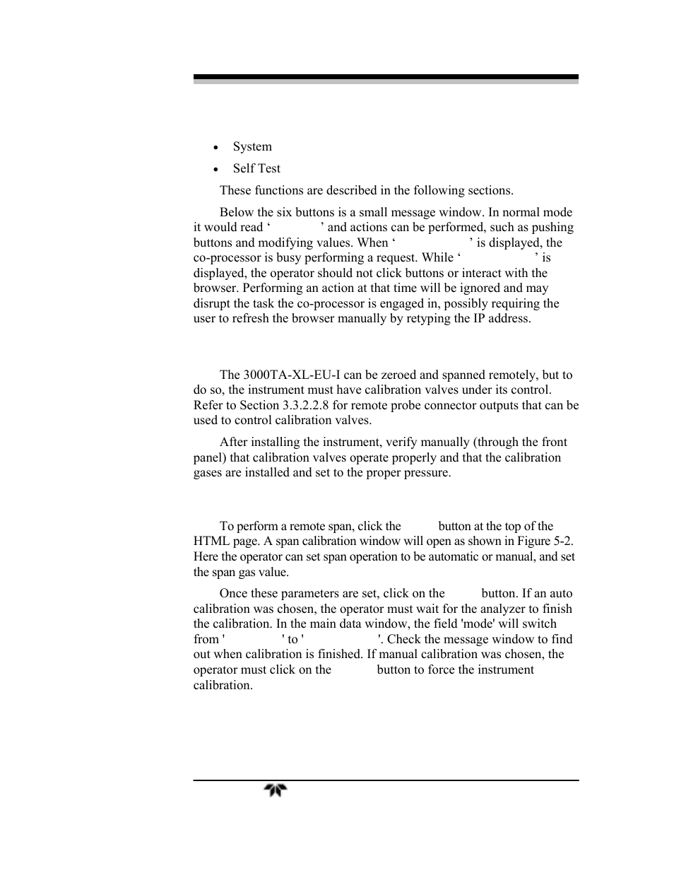 Teledyne 3000TA-XLEU - Trace oxygen analyzer User Manual | Page 81 / 108