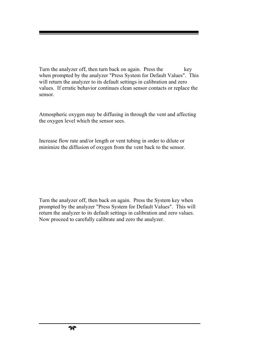 Teledyne 3000TA-XLEU - Trace oxygen analyzer User Manual | Page 98 / 108