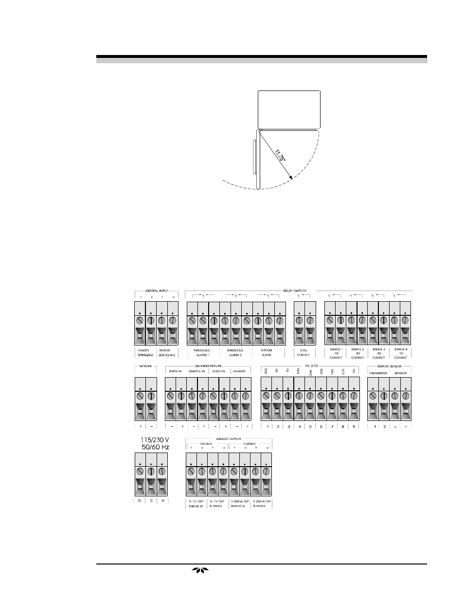 Teledyne 3000TB-XL - Trace oxygen analyzer User Manual | Page 29 / 78