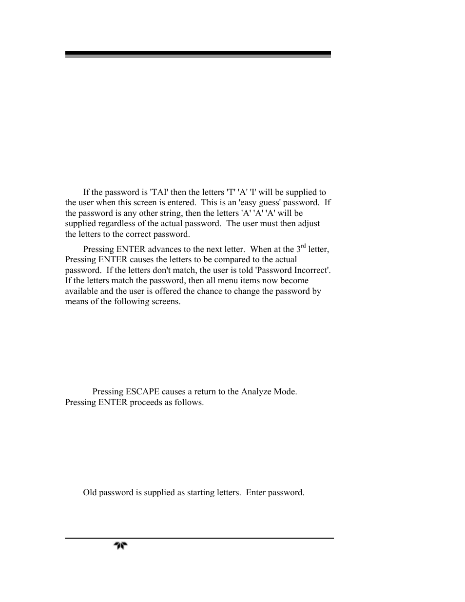 Teledyne 3000ZA-3X - Trace oxygen analyzer User Manual | Page 44 / 72