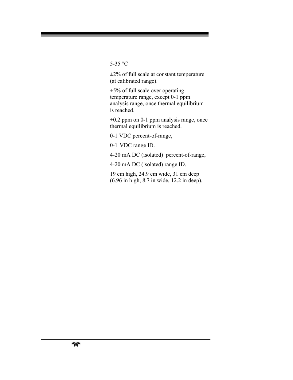 Teledyne 3000ZA-3X - Trace oxygen analyzer User Manual | Page 66 / 72