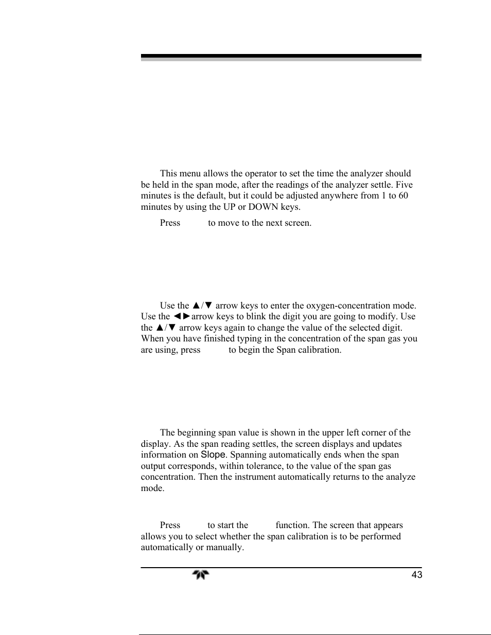 Teledyne 3000ZA2G - Zirconium oxide analyzer User Manual | Page 55 / 72