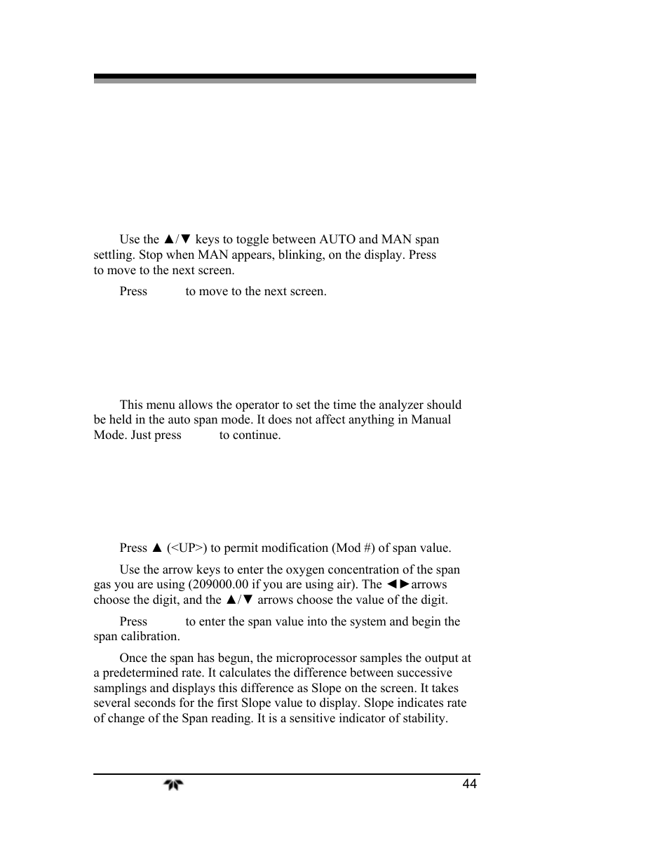 Teledyne 3000ZA2G - Zirconium oxide analyzer User Manual | Page 56 / 72