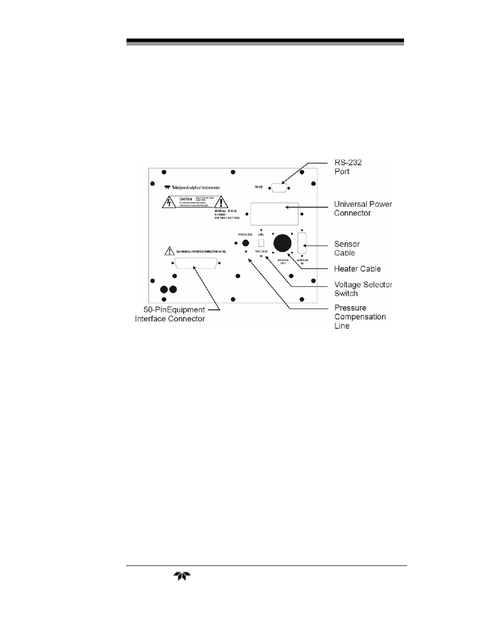 Teledyne 3010MA – Paramagnetic oxygen analyzer, no 0-100% range – (superceded) User Manual | Page 28 / 88