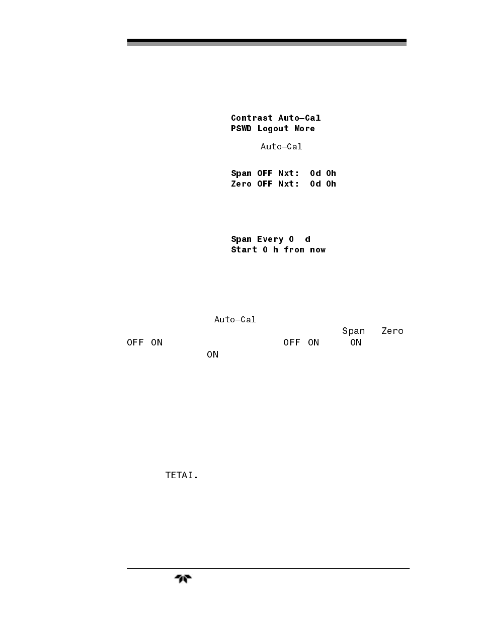 Teledyne 3010MA – Paramagnetic oxygen analyzer, no 0-100% range – (superceded) User Manual | Page 45 / 88