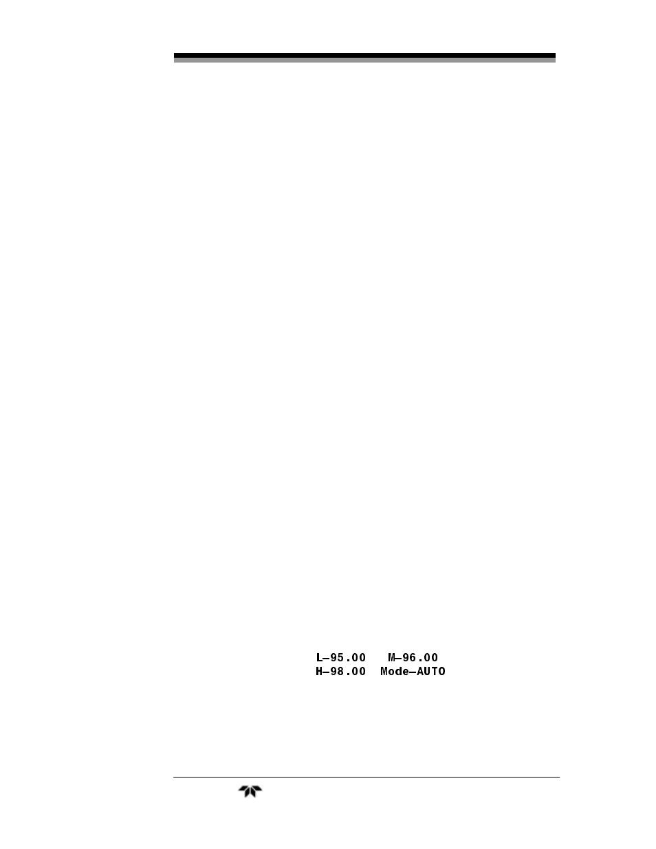 Teledyne 3010MA – Paramagnetic oxygen analyzer, no 0-100% range – (superceded) User Manual | Page 55 / 88