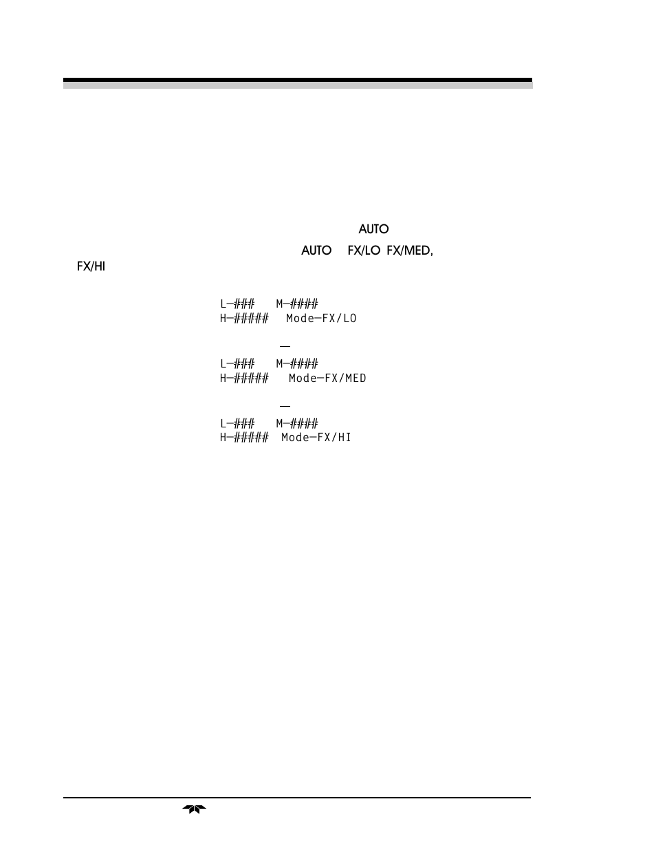 Analyze | Teledyne 3010MB - Split architecture paramagnetic oxygen analyzer User Manual | Page 50 / 70