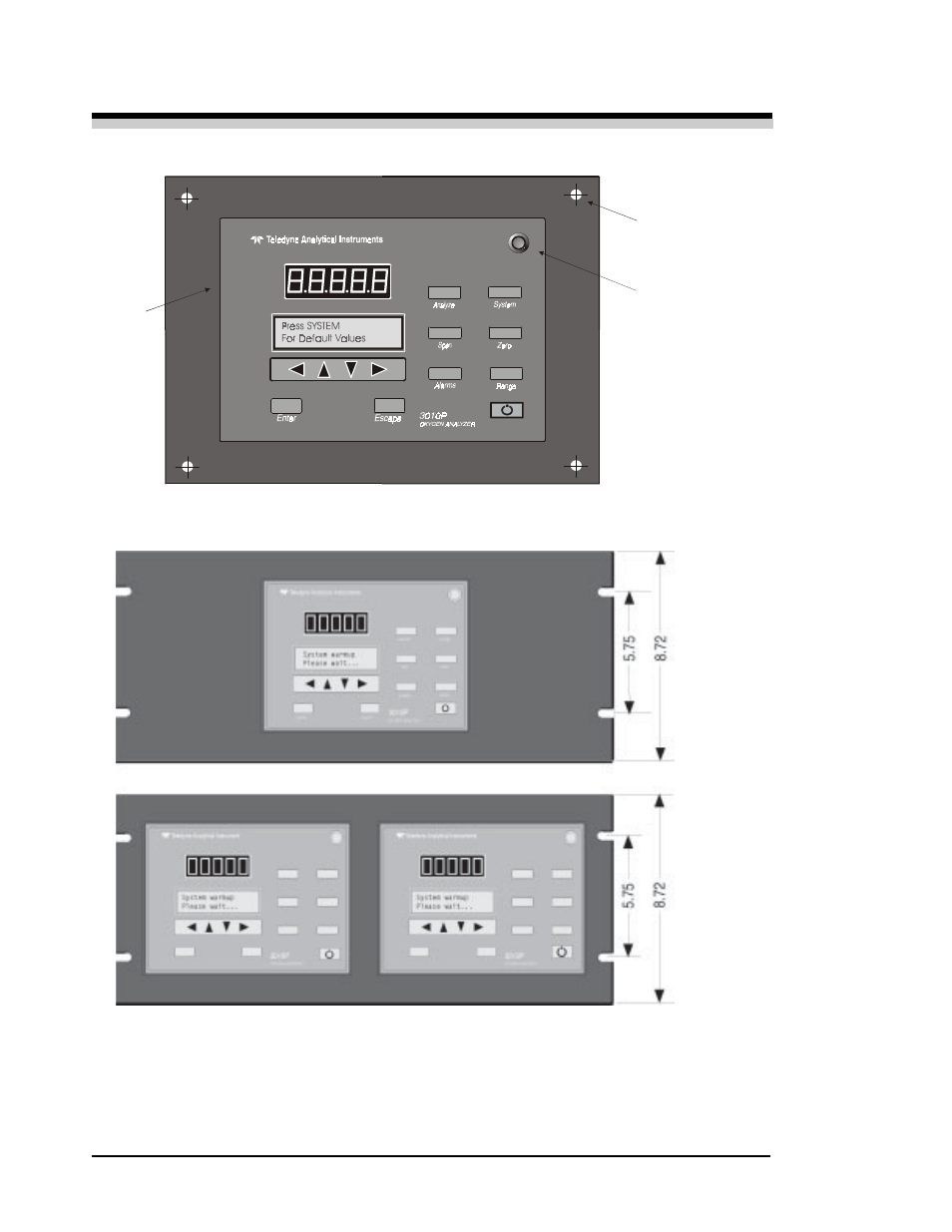 2: part i | Teledyne 3010PA - Split architecture percent oxygen analyzer User Manual | Page 23 / 105