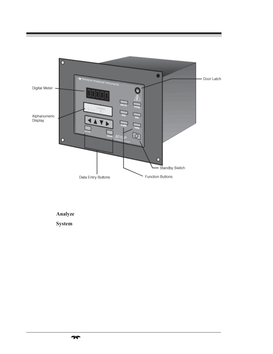 Teledyne 3010PAC - Split architecture percent oxygen analyzer (EU - CENELEC) User Manual | Page 14 / 88