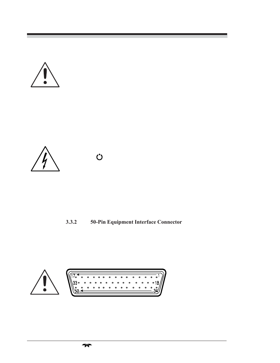 Teledyne 3010PAC - Split architecture percent oxygen analyzer (EU - CENELEC) User Manual | Page 26 / 88