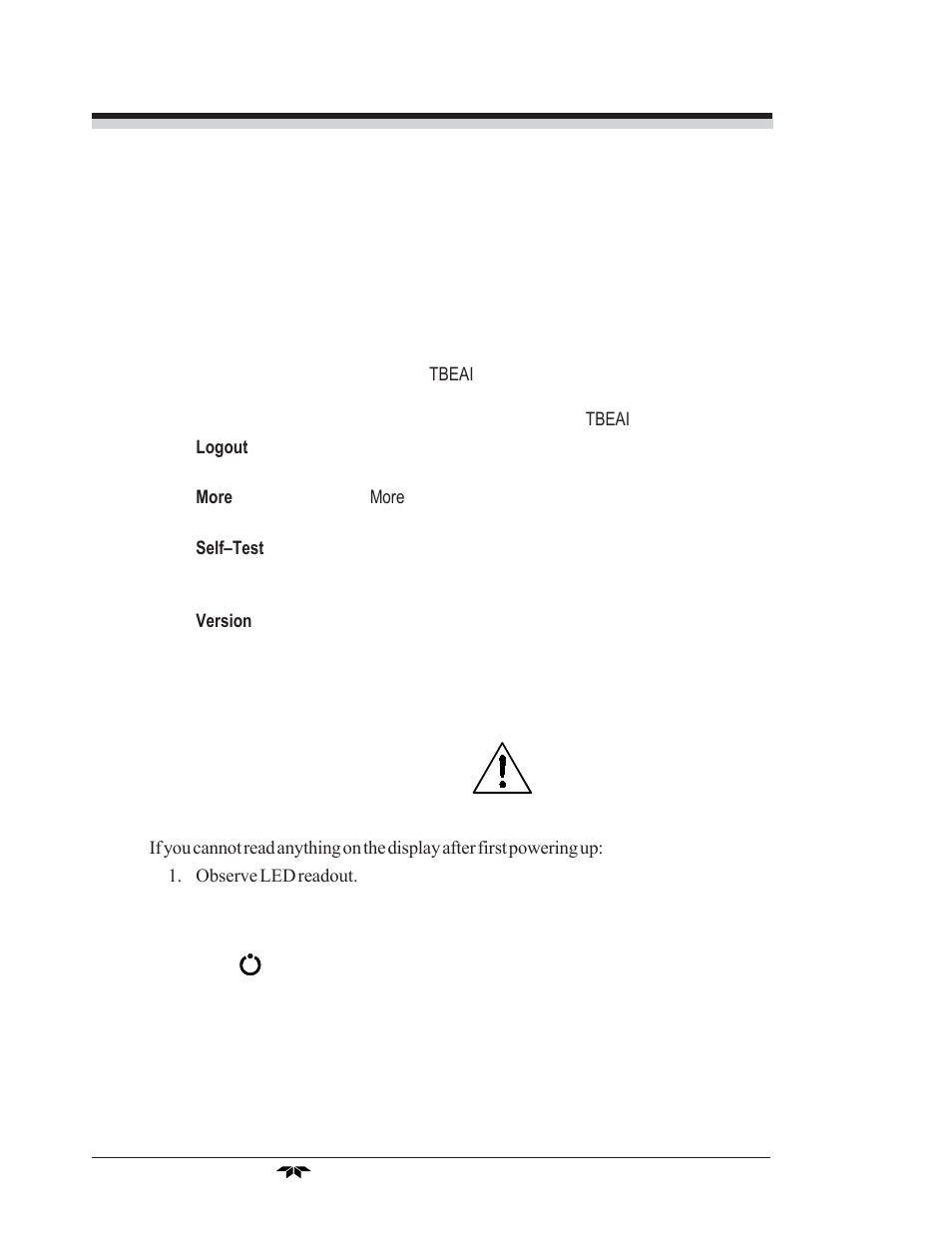 Teledyne 3010PAC - Split architecture percent oxygen analyzer (EU - CENELEC) User Manual | Page 38 / 88