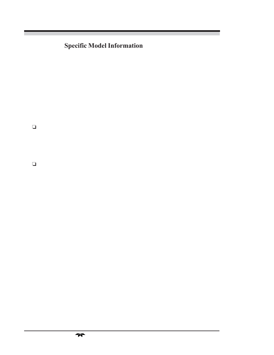 Specific model information | Teledyne 3010PAC - Split architecture percent oxygen analyzer (EU - CENELEC) User Manual | Page 4 / 88