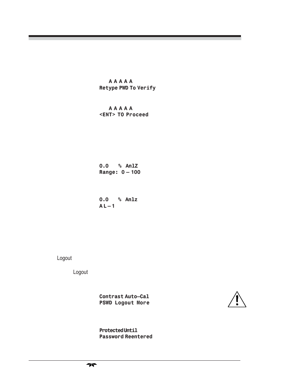 Teledyne 3010PAC - Split architecture percent oxygen analyzer (EU - CENELEC) User Manual | Page 42 / 88