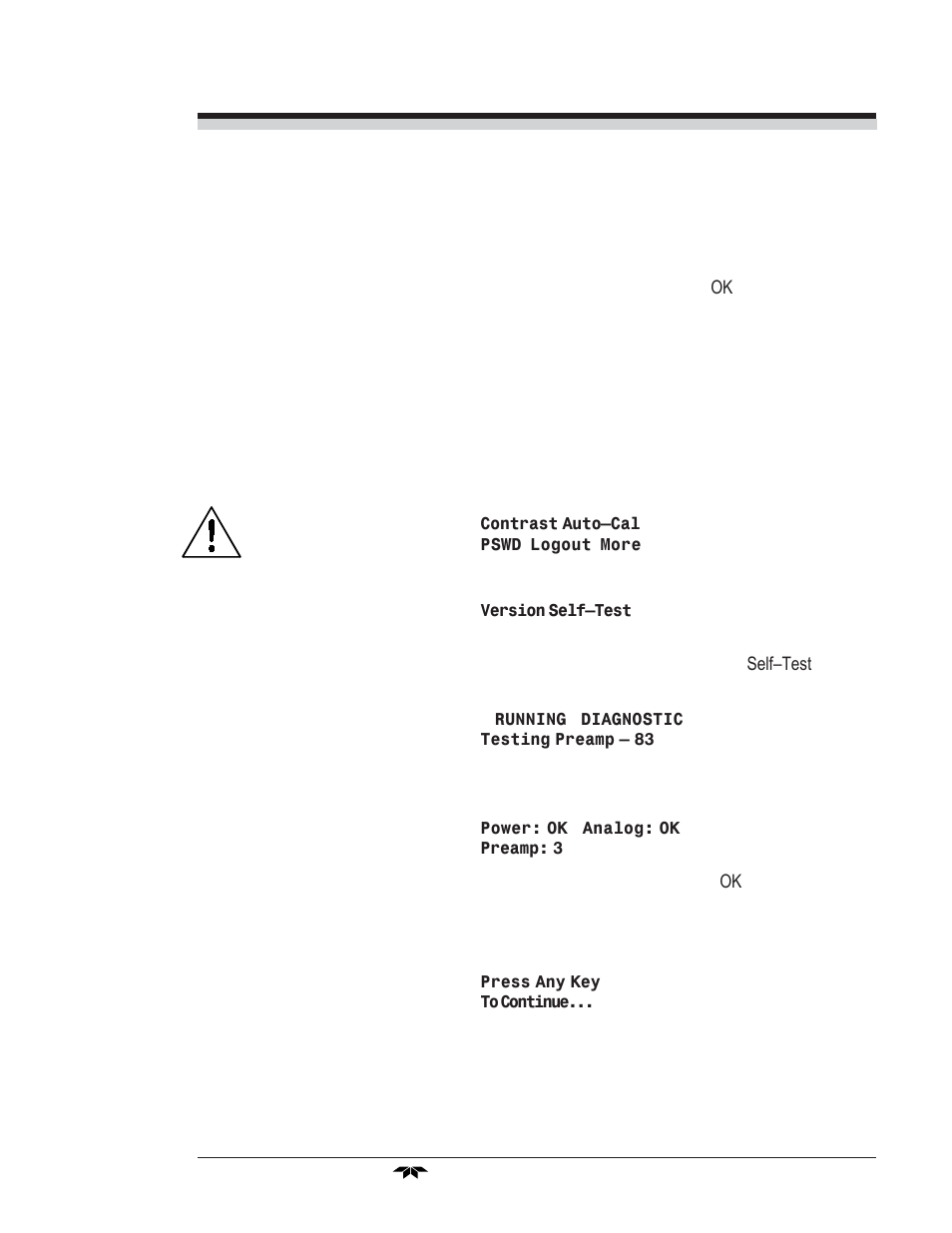 Teledyne 3010PAC - Split architecture percent oxygen analyzer (EU - CENELEC) User Manual | Page 43 / 88