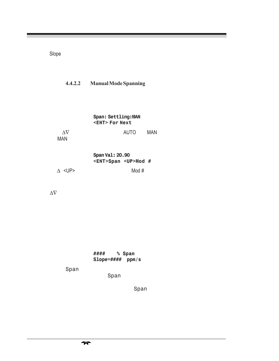 Teledyne 3010PAC - Split architecture percent oxygen analyzer (EU - CENELEC) User Manual | Page 46 / 88