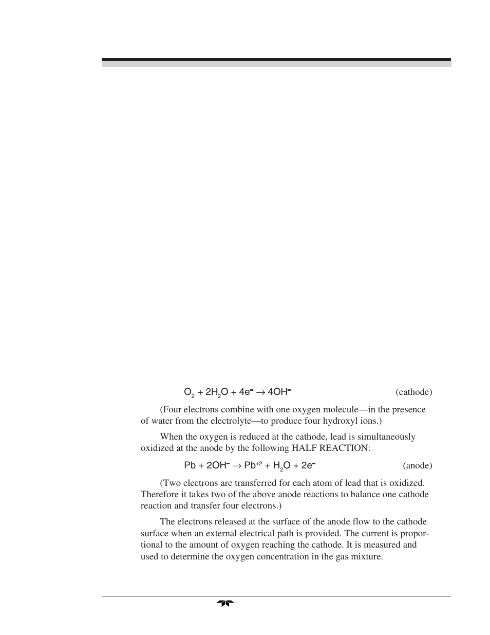 Teledyne 3010PAC - Split architecture percent oxygen analyzer (EU - CENELEC) User Manual | Page 63 / 88