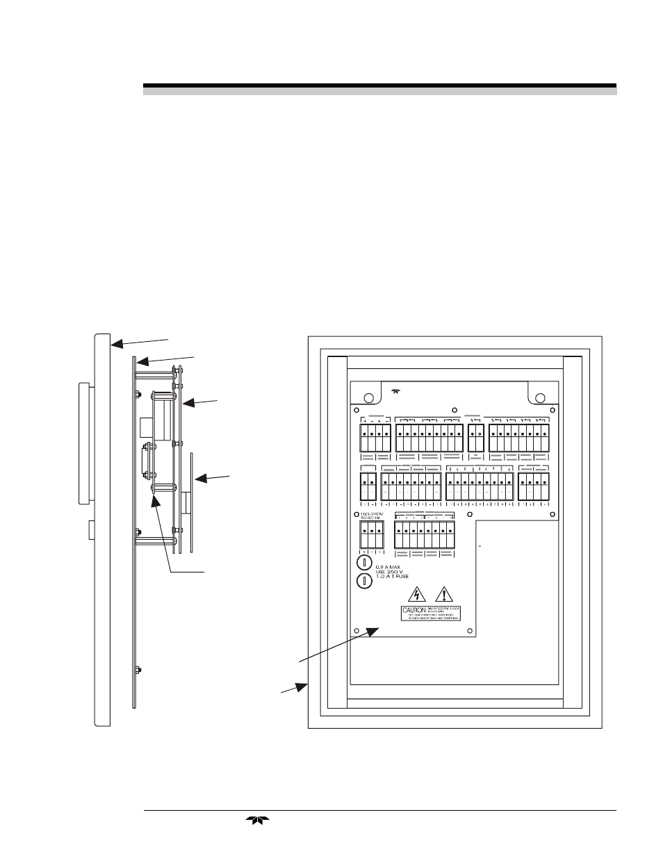 Part i: 5-3, 3 major internal components | Teledyne 3010TB - Split architecture trace oxygen analyzer User Manual | Page 53 / 102