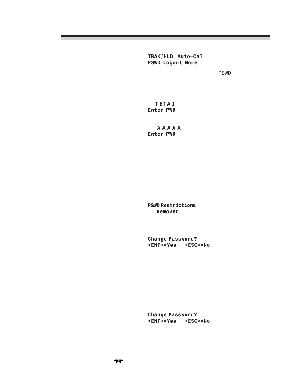 Teledyne 3010TAC - Split architecture trace oxygen analyzer (EU - CENELEC) User Manual | Page 41 / 90