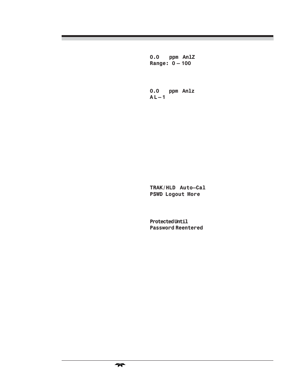 Teledyne 3010TAC - Split architecture trace oxygen analyzer (EU - CENELEC) User Manual | Page 43 / 90