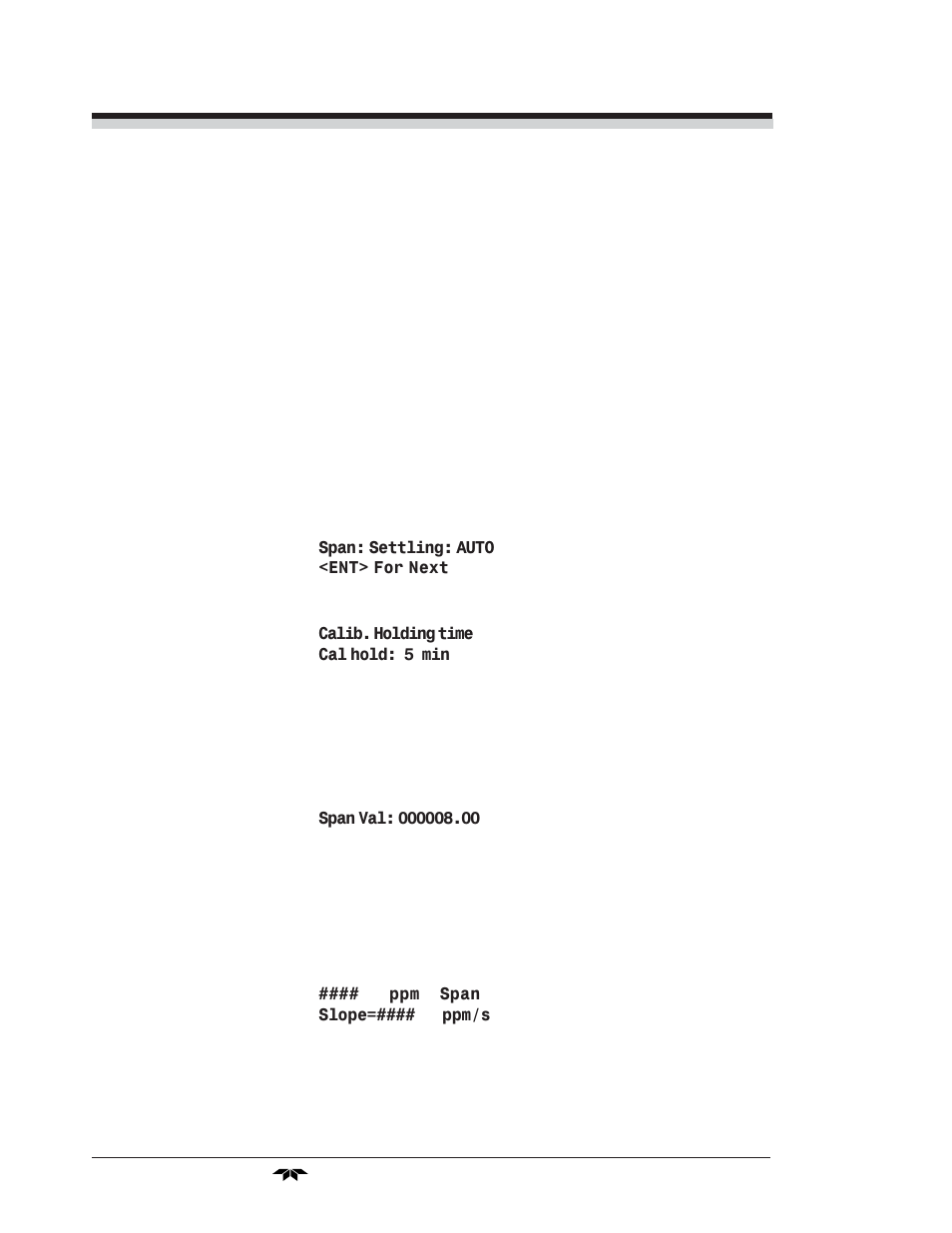 Teledyne 3010TAC - Split architecture trace oxygen analyzer (EU - CENELEC) User Manual | Page 48 / 90