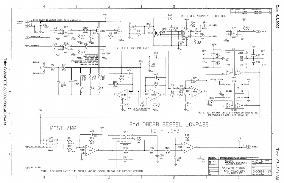 Teledyne 3060e - Ultra Trace oxygen analyzer User Manual | Page 160 / 167