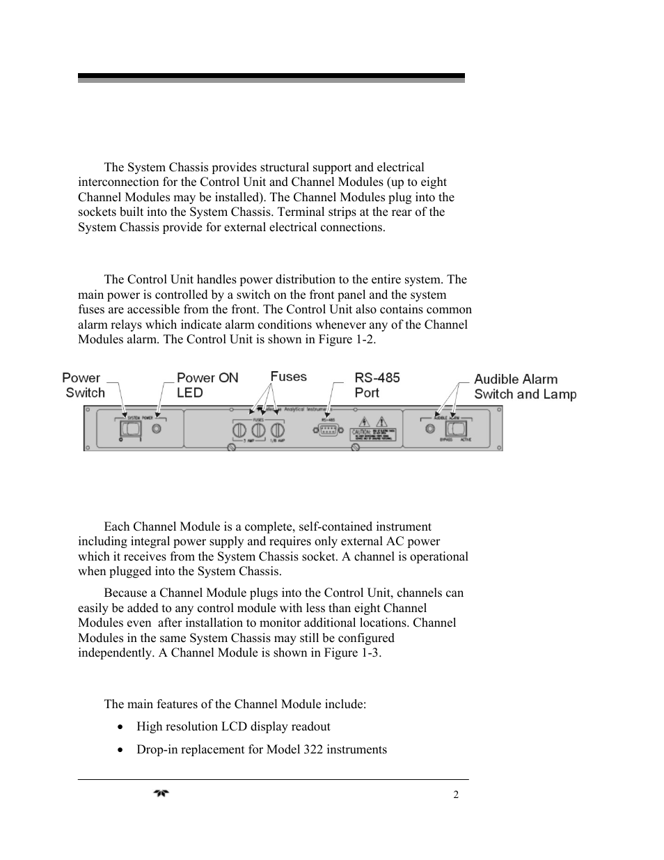 Teledyne 3220 - Multi-channel oxygen monitor system User Manual | Page 16 / 58