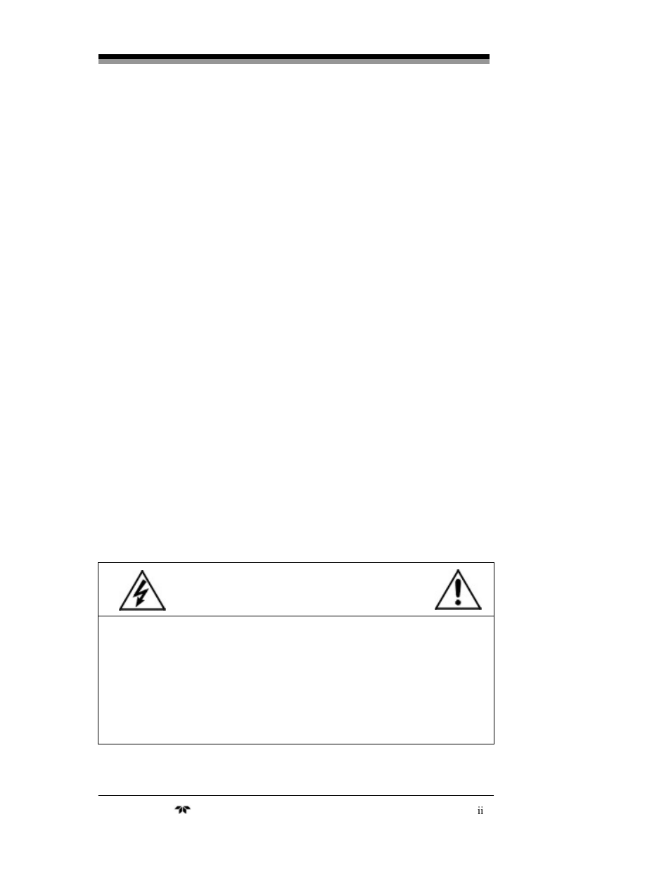 Model 3220, Danger | Teledyne 3220 - Multi-channel oxygen monitor system User Manual | Page 2 / 58