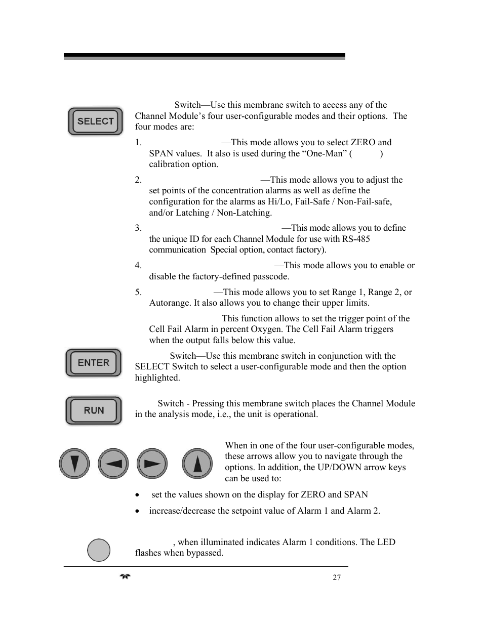 Teledyne 3220 - Multi-channel oxygen monitor system User Manual | Page 41 / 58
