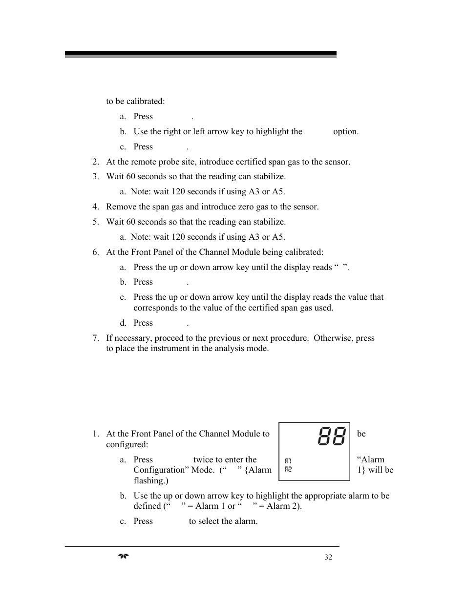 Teledyne 3220 - Multi-channel oxygen monitor system User Manual | Page 46 / 58