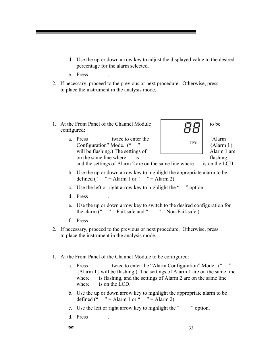 Teledyne 3220 - Multi-channel oxygen monitor system User Manual | Page 47 / 58